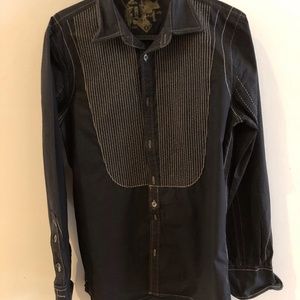 Diesel Mens Button Down Shirt